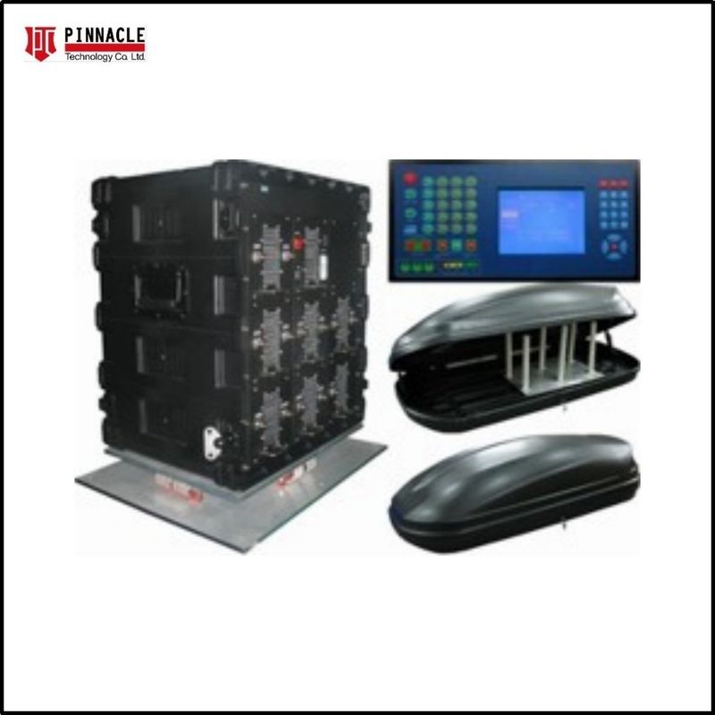 RCIED Digital Bomb Vehicle IED Jammer System 2100W 2G 3G 4G 5G WLAN GPS UHF VHF