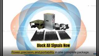 Handheld-Signalstörsender mit 28 Antennen, Vollband-Signalunterbrecher für 5G/4G/WiFi/GPS/Fernsteuerung