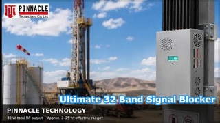 Handheld 32W 32-Kanal-Signalstörsender Unabhängige Bandsteuerung DIP-Schalter 5G WiFi GPS-Telefonblocker